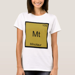 Camiseta Mt - Símbolo do Elemento Químico Minotaur
