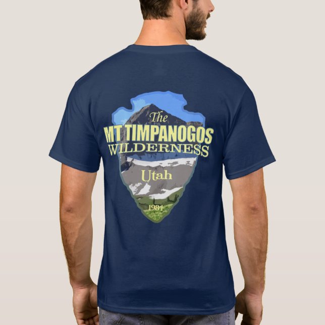 Camiseta Mt Timpanogos WA (Ponta de Seta) (Verso)