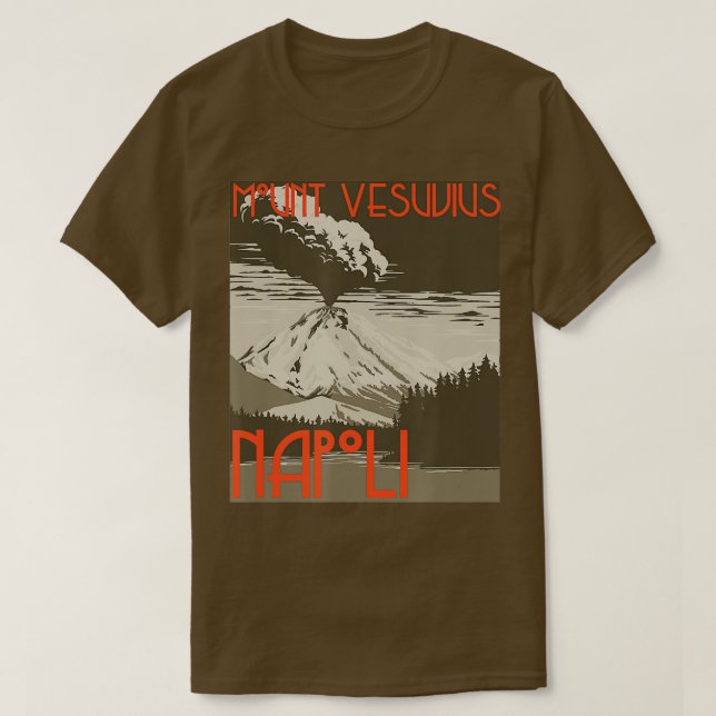 Camiseta Mt Vesuvius Souvenir  (Frente do Design)