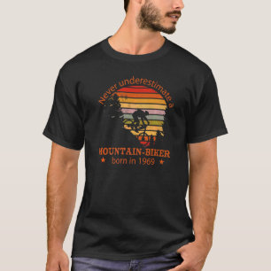 Camiseta Mtb Bicicletas Vintage 1969 Birthday Cycling Mount