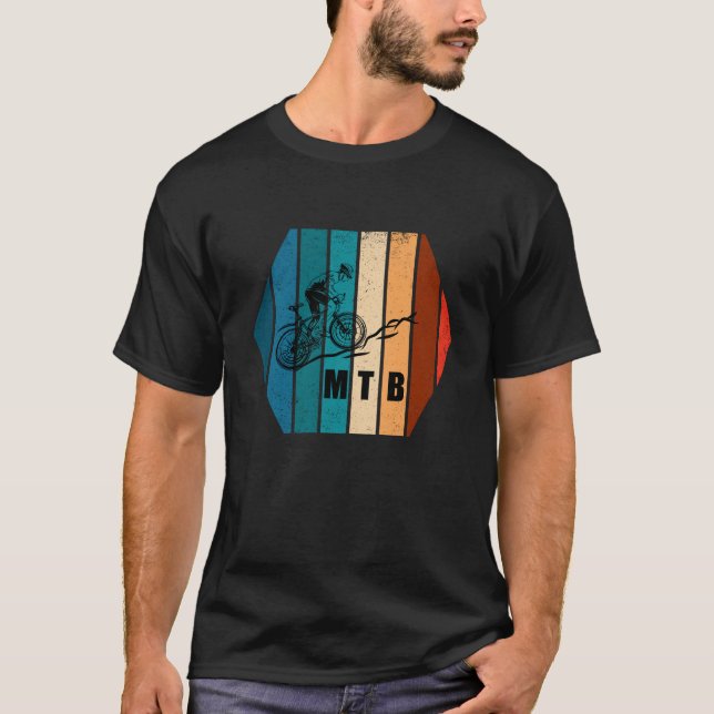 Camiseta MTB de bicicleta de montanha (Frente)