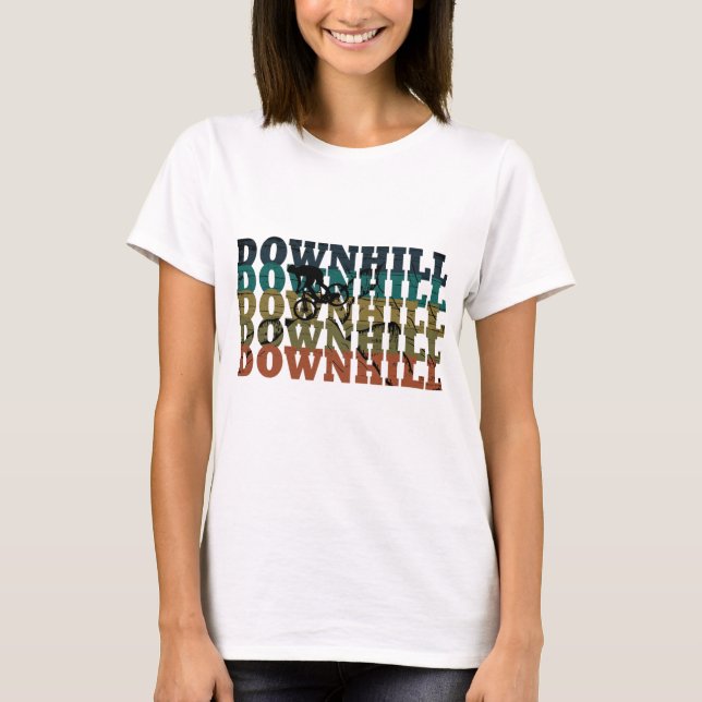 Camiseta MTB Downhill Bicicleta de Montanha (Frente)