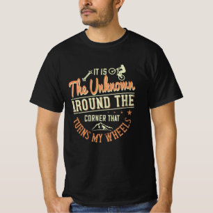 Camiseta MTB - É O Desconhecido Em Torno Do Canto