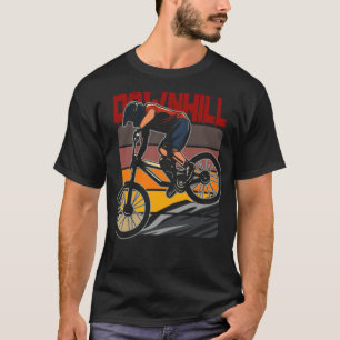 Camiseta MTB Mountain Bike Descida Biking humor bi
