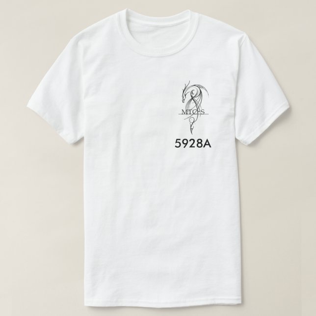 Camiseta MTCHS Vex o t-shirt do homem da robótica (Frente do Design)