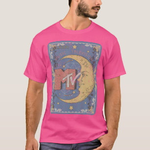 Camiseta Mtv Music Television Crescent Moon Tarot Card