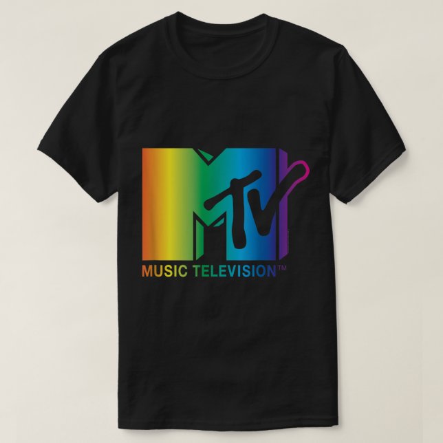 Camiseta MTV Rainbow Logo (Frente do Design)