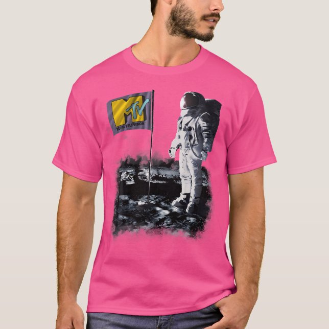 Camiseta Mtv Spaceman Moon Man Landing (Frente)