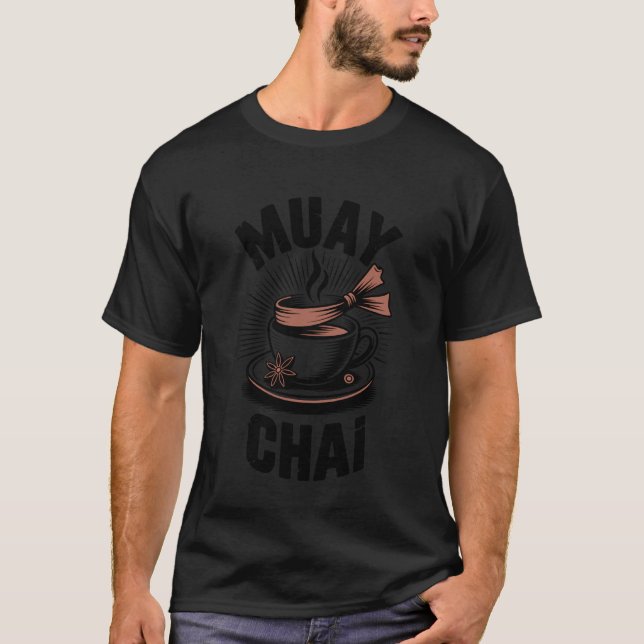 Camiseta Muay Chai Funny Chai Chá Chai Latte (Frente)