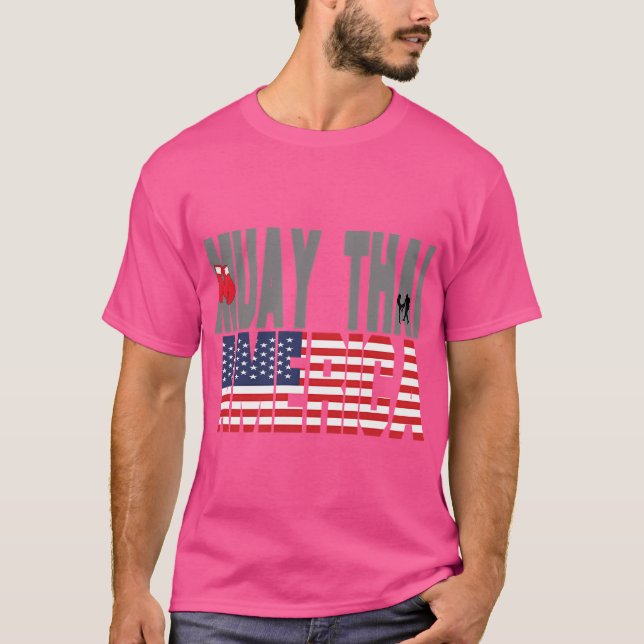 Camiseta Muay Thai America Mma Malhação Mma Fighter (Frente)