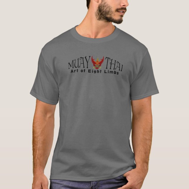 Camiseta Muay Thai Art De Oito Membros (Frente)