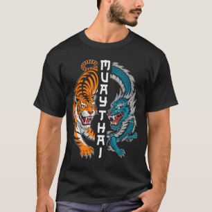 Camiseta Muay Thai Boxe Tailândia Fã Muay Thai Homens Mulhe