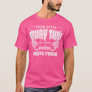 Camiseta Muay Thai Brute Force Treinando Mma Street Fight K