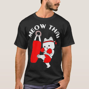 Camiseta Muay Thai Cat Meow Tailandês 