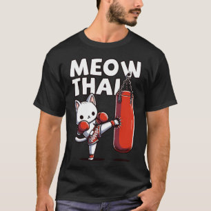 Camiseta Muay Thai Cat Meow Tailandês