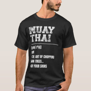 Camiseta Muay Thai Definition Martial Arts Thai Boxin Mart