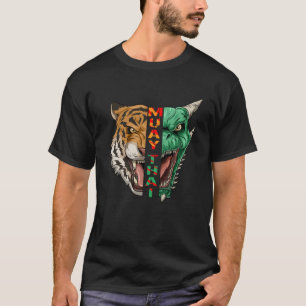 Camiseta Muay Thai Dragon e Tiger Nak Muay Kickboxing