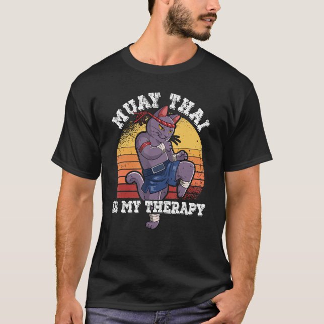 Camiseta Muay Thai É Minha Terapia (Frente)