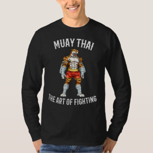 Camiseta Muay Thai E Thai Boxer Forte Tigre