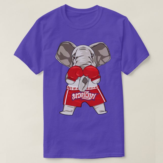 Camiseta Muay Thai Elephant (Frente do Design)