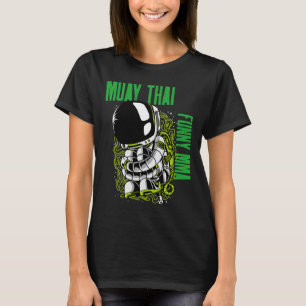 Camiseta Muay Thai Enrolado Astronauta, Mma, Kickboxing, Ji