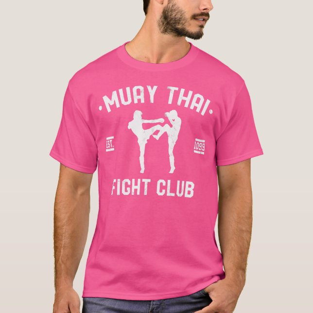 Camiseta Muay Thai Fight Club Tiger Mma Street Fight Kickbo (Frente)