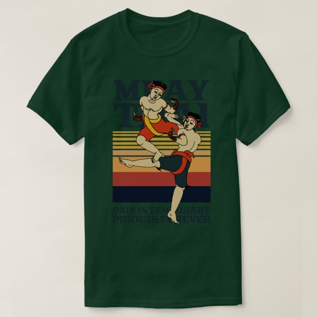 Camiseta Muay Thai Fighter (Frente do Design)
