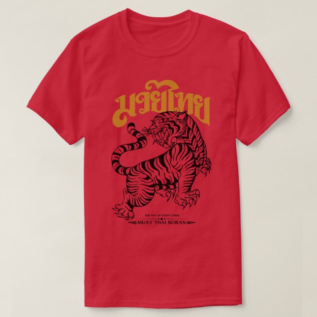 Camiseta Muay Thai Fighter 1 (Frente do Design)