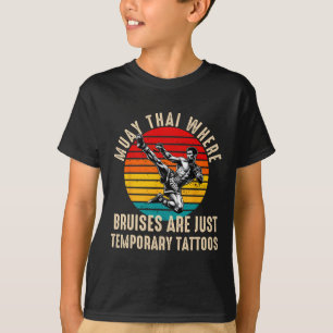 Camiseta Muay Thai Fighter For Men Pai Boys Thai Kickboxer