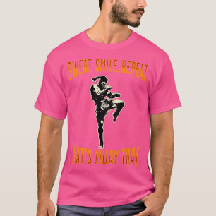 Camiseta Muay Thai Fighter para Sorrir Repita Que É Muay Ta