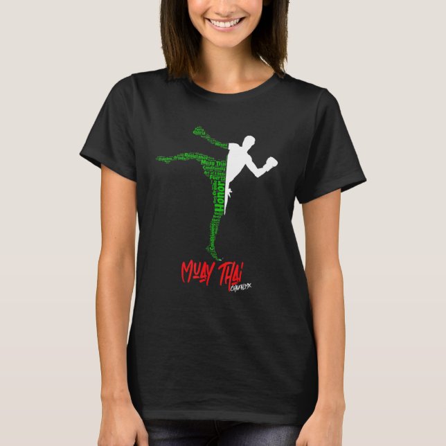 Camiseta Muay Thai Fighting Mexico Thai Boxing (Frente)