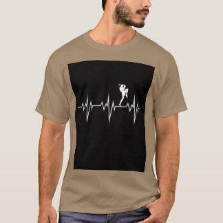 Camiseta muay thai heart beat thailand martial art Graphic