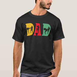 Camiseta Muay Thai Kick Boxando Pai de Arte Marcial