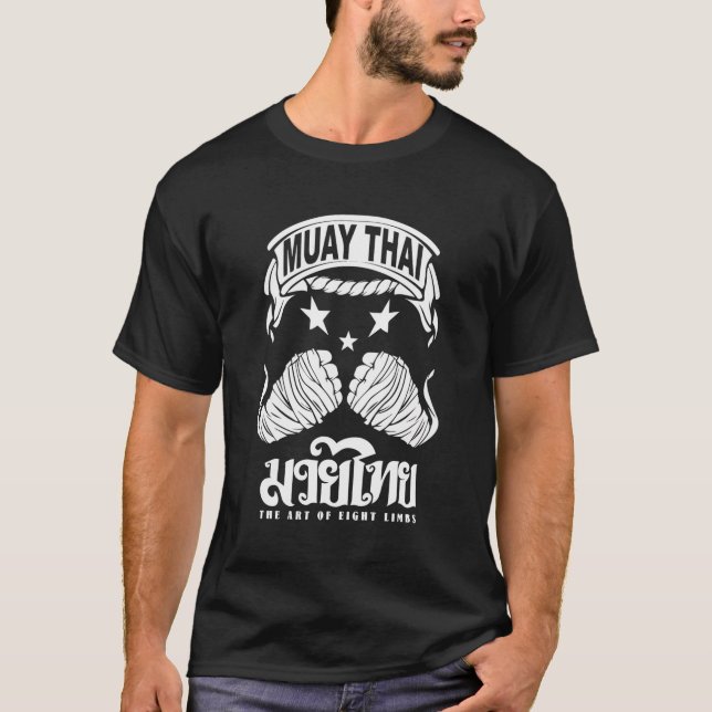 Camiseta Muay Thai Lover Gift Muay Tailandês Roupa Muay Tai (Frente)