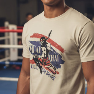 Camiseta Muay Thai - Lutar Com Honra