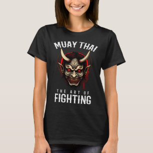 Camiseta Muay Thai Oni Boxe Tailandesa Demônio Da Luta 1