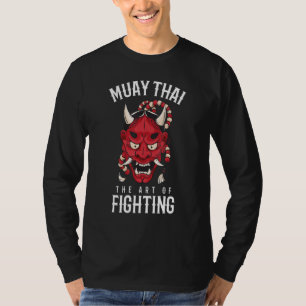 Camiseta Muay Thai Oni Demônio Muay Thai Boxe Japonês Oni