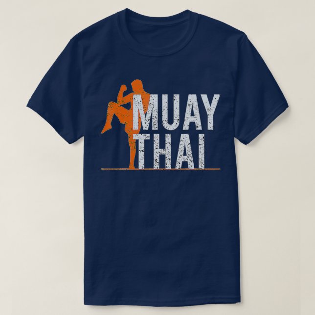 Camiseta Muay Thai Para Homens Mulheres Crianças Combatendo (Frente do Design)