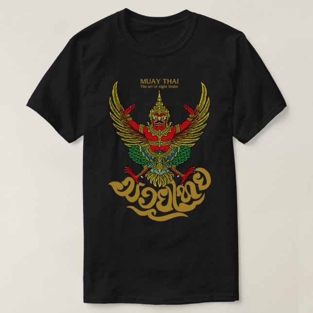 Camiseta Muay Thai Sak Yant Garuda (Frente do Design)