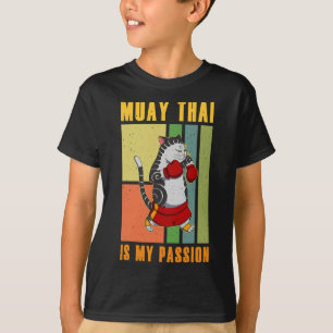 Camiseta Muay Thai Tailândia Punho Ring Joelho Lutador Técn