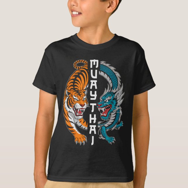 Camiseta Muay Thai Thailand Boxing Muay Thai Fan Men Women  (Frente)