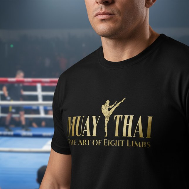 Camiseta Muay Thai - The Art of Eight Limbs (Criador carregado)