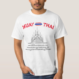 Camiseta Muay Thai Themed, Tailandesa lutando contra T-Shir