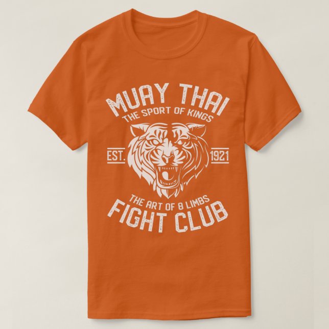 Camiseta Muay Thai Tiger EssentialCopy (Frente do Design)