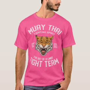 Camiseta Muay Thai Tiger Fight Team Nak Muay Kickboxing