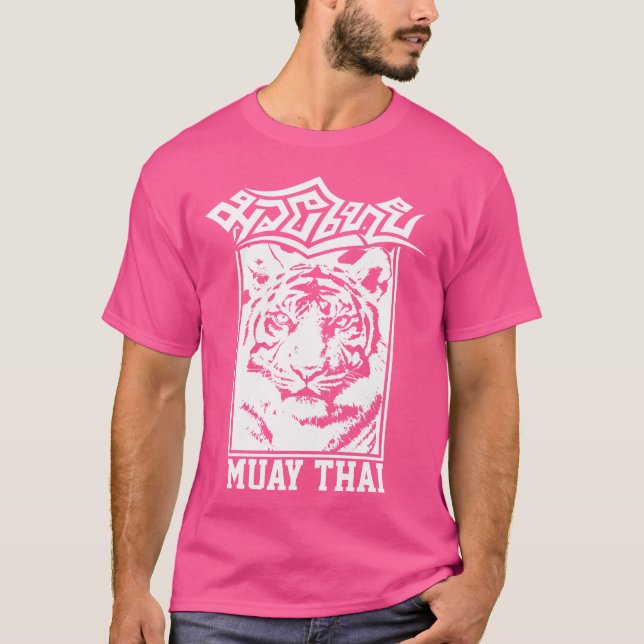Camiseta Muay Thai Tiger Mma Treinando Rua Kickboxi (Frente)