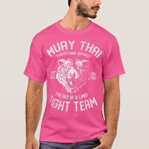 Camiseta Muay Thai Tigre Head Fight Team Nak Muay Kickboxin