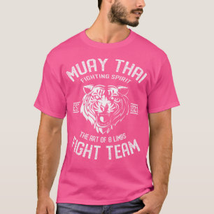 Camiseta Muay Thai Tigre Head Fight Team Nak Muay Kickboxin