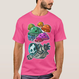 Camiseta Muchroom Paratrooper Kawaii Skull