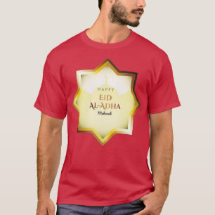 Camiseta Muçulmano Eid Al Adha Eid Mubarak Feliz Dia do Eid